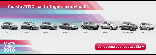 Valige oma uus Toyota välja